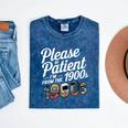 Please Be Patient I'm From The 1900s Vintage Tech Graphic Mineral Wash Tshirts Mineral Navy