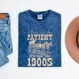 Please Be Patient To Me I'm From The 1900s Wild West Vintage Premium Mineral Wash Tshirts Mineral Navy