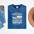 Please Be Patient With Me I'm From The 1900s Women's Mineral Wash Tshirts Mineral Navy