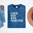Please Be Patient With Me I’m From The 90s Kid Nostalgia Mineral Wash Tshirts Mineral Navy