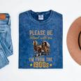 Please Be Patient With Mee I'm From The 1900s Minimalist Premium Mineral Wash Tshirts Mineral Navy
