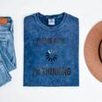 Please Wait I'm Thinking Introvert Mineral Wash Tshirts Mineral Navy
