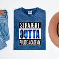 Police Academy Shirt Police Officer Graduation Mineral Wash Tshirts Mineral Navy