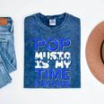 Pop Music Becomes a Time Machine Nostalgia Sound Quote Mineral Wash Tshirts Mineral Navy
