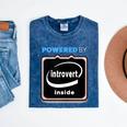 Powered By Introvert Inside Embrace Your Quiet Strength Mineral Wash Tshirts Mineral Navy Powered By Introvert Inside Embrace Your Quiet Strength Mineral Wash Tshirts Mineral Navy