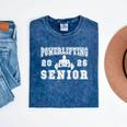 Powerlifting Senior Night Powerlifting 2026 Graduation 1 Mineral Wash Tshirts Mineral Navy