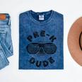 Pre-K Dude Shirt Boy Girl Graduation Back To School Mineral Wash Tshirts Mineral Navy