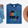 Pre-K Graduate 2025 Preschool Graduation Class Of 2025 Kids Mineral Wash Tshirts Mineral Navy