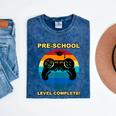 Pre-School Level Complete Graduation Video Gamer Preschool T Mineral Wash Tshirts Mineral Navy