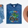 Preschool Graduation Monster Truck Dinosaur Boys Dino Tee Mineral Wash Tshirts Mineral Navy