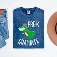 Preschool Graduation Preschooler Dinosaur Pre-K Dino Kids Mineral Wash Tshirts Mineral Navy