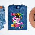 Preschool Nailed It Flossing Unicorn Graduation Shirt Mineral Wash Tshirts Mineral Navy