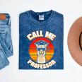 Professor Graduation For PhD Degree Doctor University Mineral Wash Tshirts Mineral Navy
