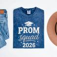 Prom Squad 2026 Graduation Friends Mineral Wash Tshirts Mineral Navy