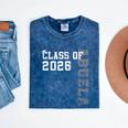 Proud Abuela Of A 2026 Graduate Grad Senior Graduation Mineral Wash Tshirts Mineral Navy