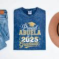 Proud Abuela Of a Class Of 2025 Graduate Senior Graduation Mineral Wash Tshirts Mineral Navy