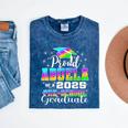 Proud Abuela Of Preschool Graduate 2025 Graduation Mineral Wash Tshirts Mineral Navy