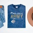 Proud Army Brother-In-Law US Army Graduation Brother-In-Law Mineral Wash Tshirts Mineral Navy