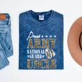 Proud Army National Guard Uncle National Guard Graduation Mineral Wash Tshirts Mineral Navy