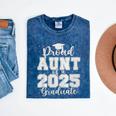 Proud Aunt Of a 2025 Graduate Grad Prom Senior Graduation Premium Tri-Blend Mineral Wash Tshirts Mineral Navy