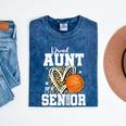 Proud Aunt Of A 2026 Senior Basketball Graduation Leopard Premium Tri-Blend Mineral Wash Tshirts Mineral Navy