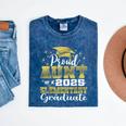 Proud Aunt Of 5th Grade Graduate 2025 Elementary Graduation Mineral Wash Tshirts Mineral Navy