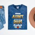 Proud Aunt Of Class Of 2021 T Shirt Class 2021 Graduation Mineral Wash Tshirts Mineral Navy