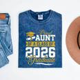Proud Aunt Of A Class Of 2026 Graduate Senior Graduation 26 Mineral Wash Tshirts Mineral Navy