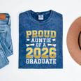 Proud Auntie Of A 2026 Graduate Shirt Class 2026 Graduation Mineral Wash Tshirts Mineral Navy
