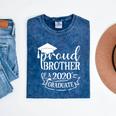 Proud Brother Of a 2020 Graduate Graduation Class Mineral Wash Tshirts Mineral Navy