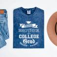 Proud Brother Of a College Grad 2019 Family Graduation Shirt Mineral Wash Tshirts Mineral Navy