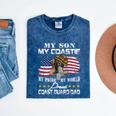 Proud Coast Guard Dad Coast Guard Graduation Dad Mineral Wash Tshirts Mineral Navy