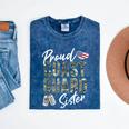 Proud Coast Guard Sister US Coast Guard Graduation Sister Mineral Wash Tshirts Mineral Navy