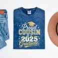 Proud Cousin Of a Class Of 2025 Graduate Senior Graduation Mineral Wash Tshirts Mineral Navy