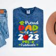 Proud Dad Of 2023 Pre K Graduate Graduation Mineral Wash Tshirts Mineral Navy