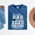 Proud Dad Of A 2025 College Graduate Graduation Mineral Wash Tshirts Mineral Navy