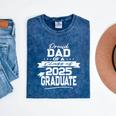 Proud Dad Class Of 2025 Graduate Graduation Ceremony Mineral Wash Tshirts Mineral Navy