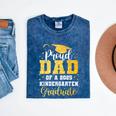 Proud Dad Of A Class 2025 Kindergarten Graduate Graduation Mineral Wash Tshirts Mineral Navy