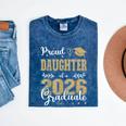 Proud Daughter Of a Class Of 2026 Graduate For Graduation Mineral Wash Tshirts Mineral Navy