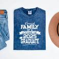 Proud Family Class Of 2025 Graduate Graduation Ceremony Mineral Wash Tshirts Mineral Navy