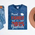 Proud Family Of a Class Of 2025 Graduate For Graduation Mineral Wash Tshirts Mineral Navy