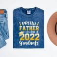 Proud Father Of a Class Of 2022 Graduate Graduation 2022 Mineral Wash Tshirts Mineral Navy