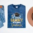 Proud Gammy Of A Class Of 2025 Graduate Senior Graduation Mineral Wash Tshirts Mineral Navy