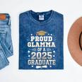 Proud Glamma Of A Class Of 2025 Graduate Senior Graduation Mineral Wash Tshirts Mineral Navy