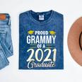 Proud Grammy Of A 2021 Graduate Graduation Clothes MBA PhD Mineral Wash Tshirts Mineral Navy