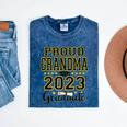 Proud Grandma Of A 2023 Graduate Graduation Mineral Wash Tshirts Mineral Navy