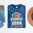 Proud Grandma Of A 2026 Senior Basketball Graduation Mineral Wash Tshirts Mineral Navy