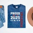 Proud Grandma Of A Class Of 2025 Senior Graduation 25 Mineral Wash Tshirts Mineral Navy
