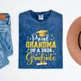 Proud Grandma Of A Class Of 2026 Graduate Senior Graduation Mineral Wash Tshirts Mineral Navy
