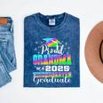 Proud Grandma Of Kindergarten Graduate 2025 Graduation Mineral Wash Tshirts Mineral Navy
